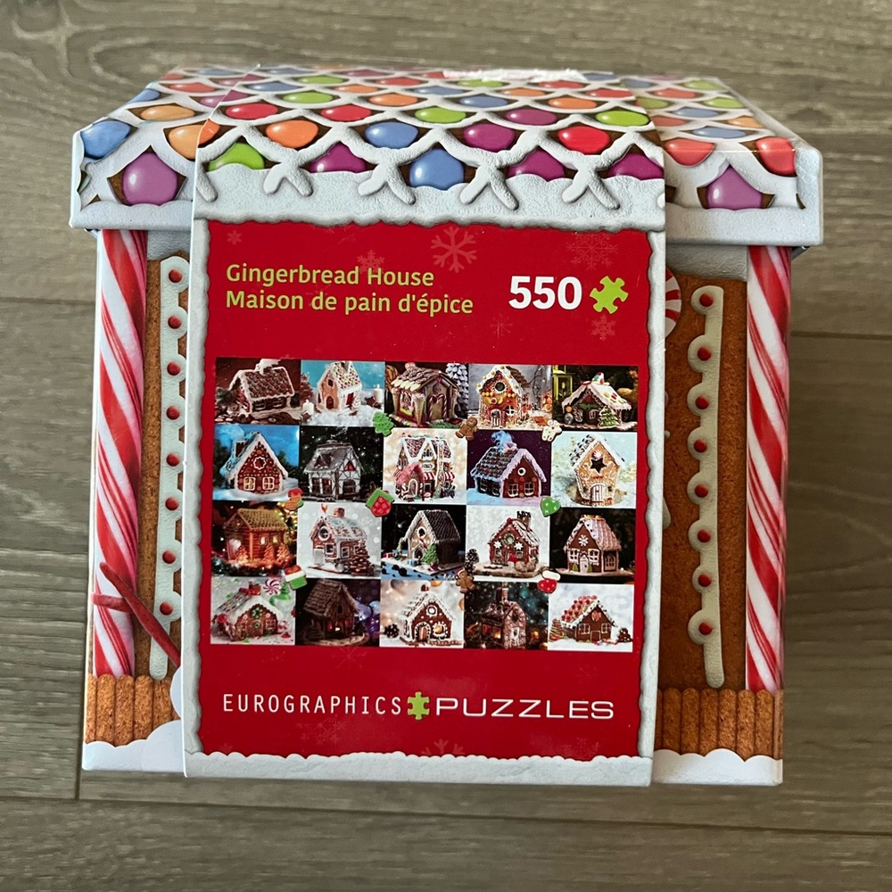 NWT Eurographics 550 Piece Puzzle in a Gingerbread House